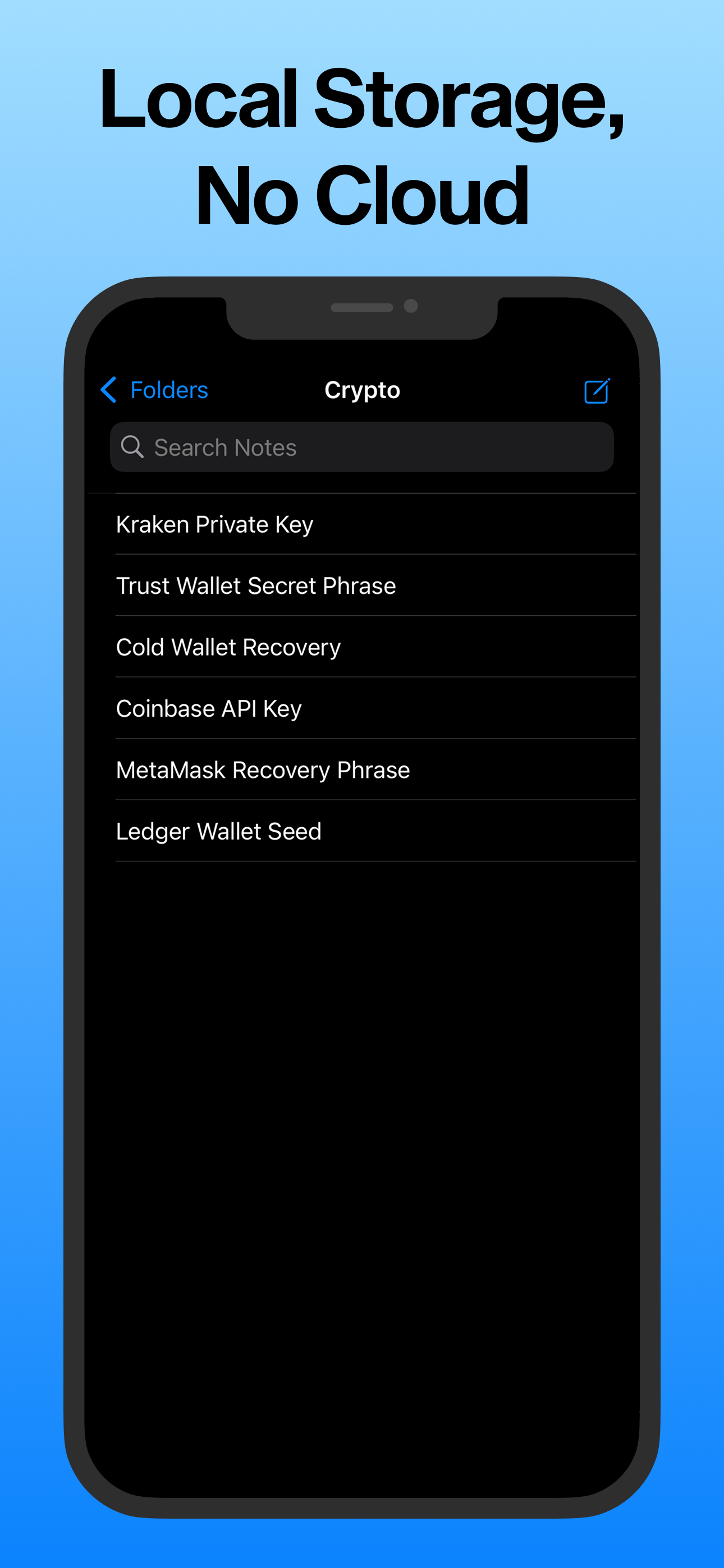 Notes List